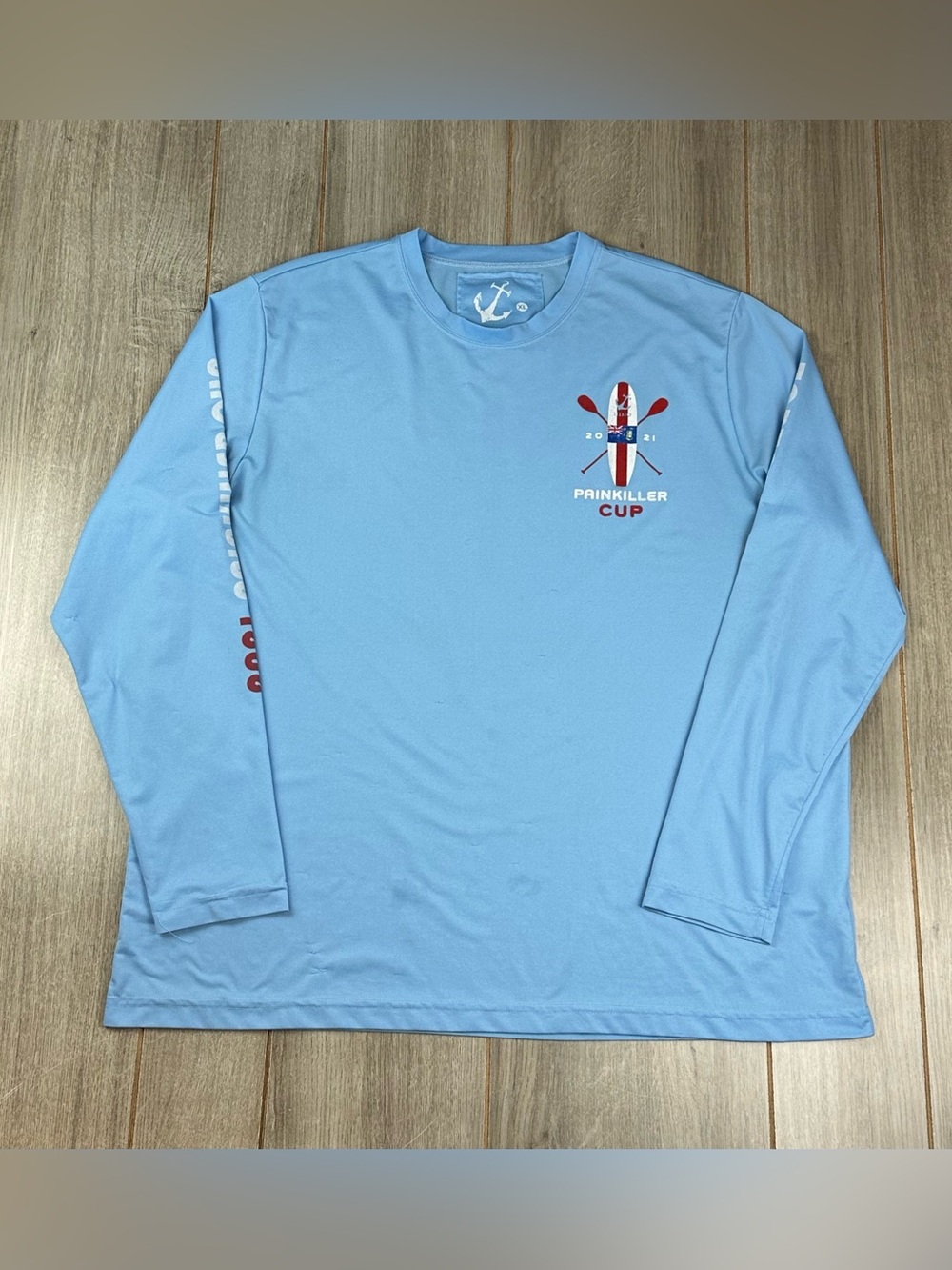 HIHO Tortola Jost Van Dyke Painkiller Cup Shirt XL Unisex Blue